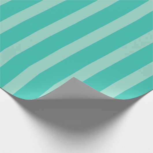 Papier Cadeau Retro Noël Vacances Bleu Vert papier d'enveloppeme (Coin)