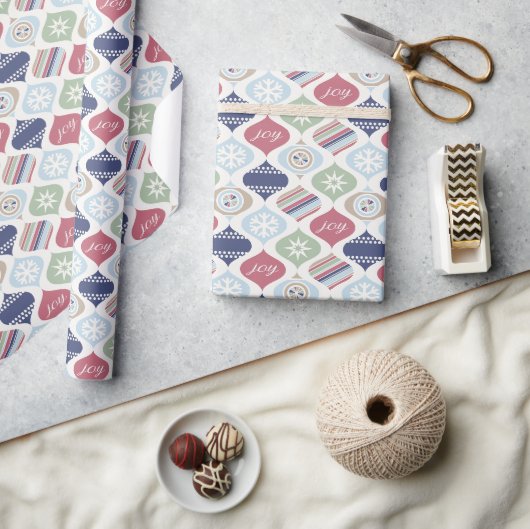 Papier Cadeau Retro Noël Vintage Luxe (Artisanat)