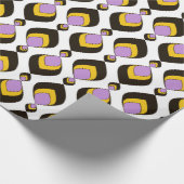 Papier Cadeau Retro, ornement rétro (Coin)