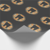 Papier Cadeau Retro Orthodontic Dentistry - Graphisme des dents (Coin)