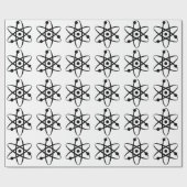 Papier Cadeau Rétro papier atomique de la science-fiction (Plat)