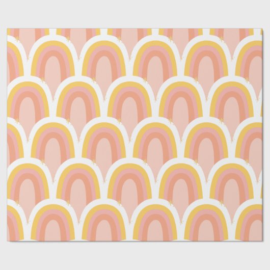 Papier Cadeau Retro Rainbow (Couture)