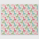 Papier Cadeau Retro Reindeer ©studioxtine (Plat)