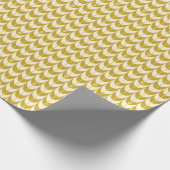 Papier Cadeau Retro Scallop Geometric Pattern (Coin)