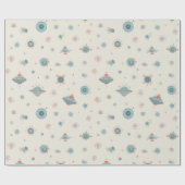 Papier Cadeau  Retro Sci-Fi Wrapping Paper (Plat)