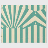 Papier Cadeau Retro Starburst (Plat)