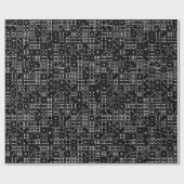 Papier Cadeau Retro Starburst Dominoes (Plat)