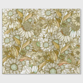 Papier Cadeau Retro Sunburd'Australie Country Garden (Plat)