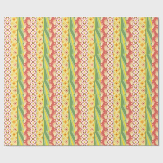 Papier Cadeau Retro Sunshine Patterns – Bold Colorful (Plat)