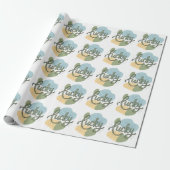 Papier Cadeau Retro Sunshine Patterns – Bold Colorful (Déroulé)