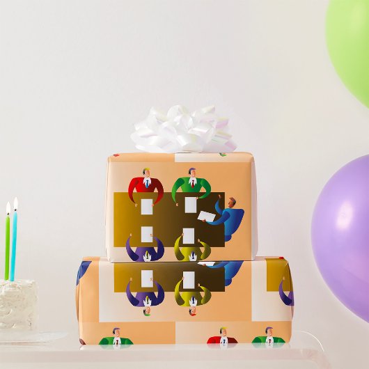 Papier Cadeau Réunion d'affaires