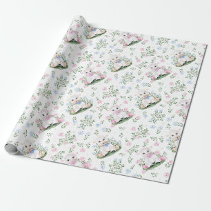 Papier Cadeau Réunion de révélation du sexe du bébé agneau
