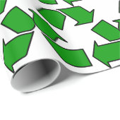 Papier Cadeau Réutiliser et recycler (Coin rond)