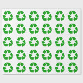 Papier Cadeau Réutilisez le symbole (Plat)