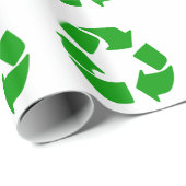 Papier Cadeau Réutilisez le symbole (Coin rond)