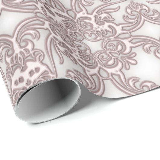 Papier Cadeau rêve de victorian (Coin rond)