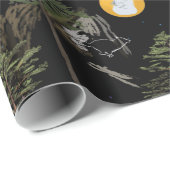 Papier Cadeau Rêve de Wolf (Coin rond)