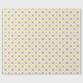 Papier Cadeau rêve matinal structure transparente jeu de couleur (Plat)