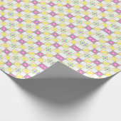 Papier Cadeau rêve matinal structure transparente jeu de couleur (Coin)