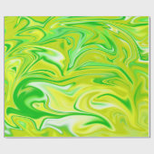 Papier Cadeau "Rêve minty : Les perles douces du marbre vert" (Plat)