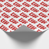 Papier Cadeau Réveiller le rouge (Coin)