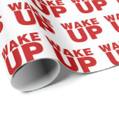 Papier Cadeau Réveiller le rouge (Coin rond)