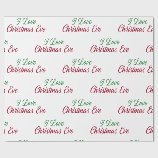 Papier Cadeau Réveillon de Noël (Plat)