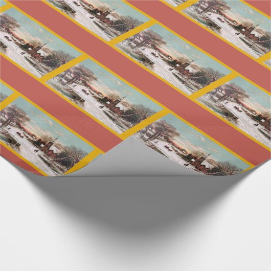 Papier Cadeau Réveillon de Noël (Coin)