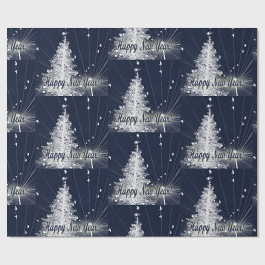 Papier Cadeau Réveillon du Nouvel An (Plat)