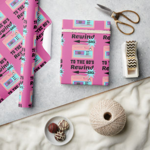 Papier Cadeau Revenez aux années 80