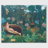 Papier Cadeau Rêver dans la forêt exotique de la jungle (Plat)