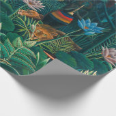 Papier Cadeau Rêver dans la forêt exotique de la jungle (Coin)