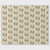 Papier Cadeau Rêves dans le motif Bloom (Plat)