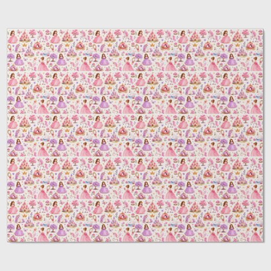 Papier Cadeau Rêves de contes de fées (Plat)
