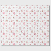 Papier Cadeau Rêves de fraises ! (Plat)
