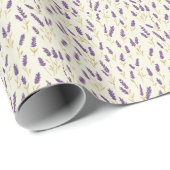 Papier Cadeau Rêves de Lavande (Coin rond)