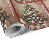 Papier Cadeau "Rêves gelés" (Coin rond)