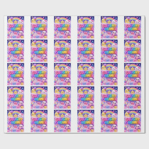 Papier Cadeau Rêveur Squishy Mignon Licorne Panda Lune Kawaii
