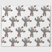 Papier Cadeau Rhino haltérophilie (Plat)