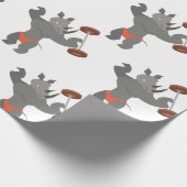 Papier Cadeau Rhino haltérophilie (Coin)