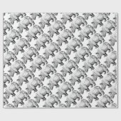 Papier Cadeau Rhinocéros (Plat)