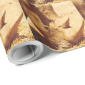 Papier Cadeau Rhinoceros Love (Coin rond)