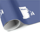 Papier Cadeau Rhode Island (Coin rond)