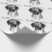 Papier Cadeau Rhodesian Ridgeback Happy Face (Coin)