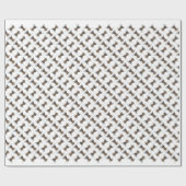 Papier Cadeau Rhodesian Ridgeback Historique Design (Plat)