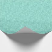 Papier Cadeau Rhombuses à Aqua Color (Coin)