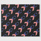 Papier Cadeau Ribbon USA (Plat)