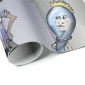 Papier Cadeau Rick London Funny Silverware Police (Coin rond)