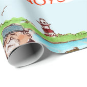 Papier Cadeau Rick London Good Ol'Buoys Drôle Comique (Coin rond)