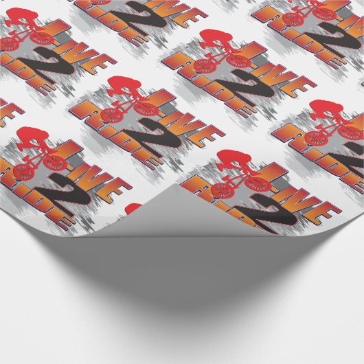 Papier Cadeau Ride 2 Vélo BMX Live (Coin)